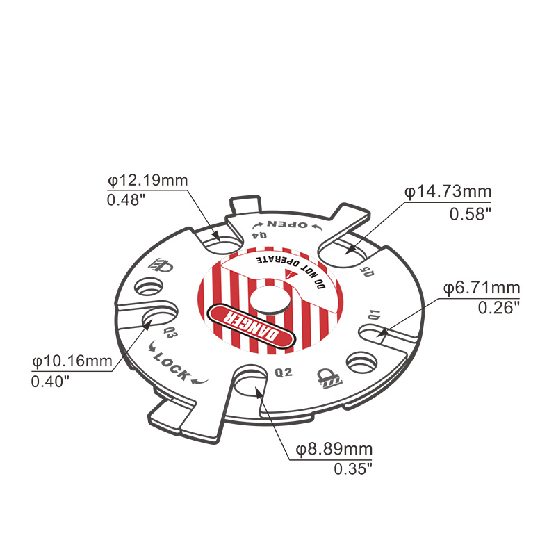 Блокиратор пневмомагистралей BD-Q12 Блокиратор пневмомагистралей BD-Q12